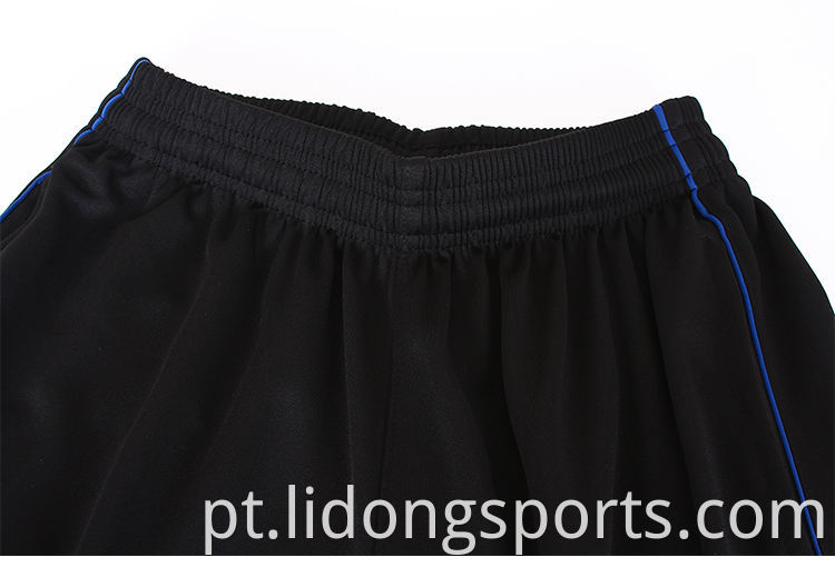 Ordens de atacado de alta qualidade Tracksuit Bottoms Calça de treinamento de futebol elástico de poliéster